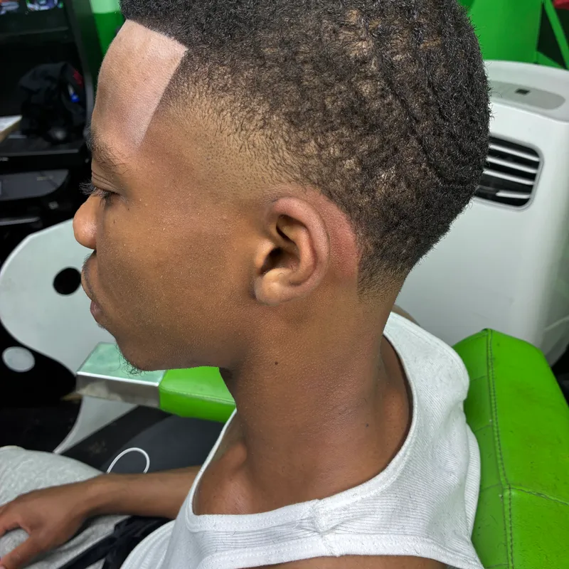 Fresh fade haircut